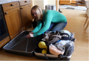 Koffer packen fuer Australien