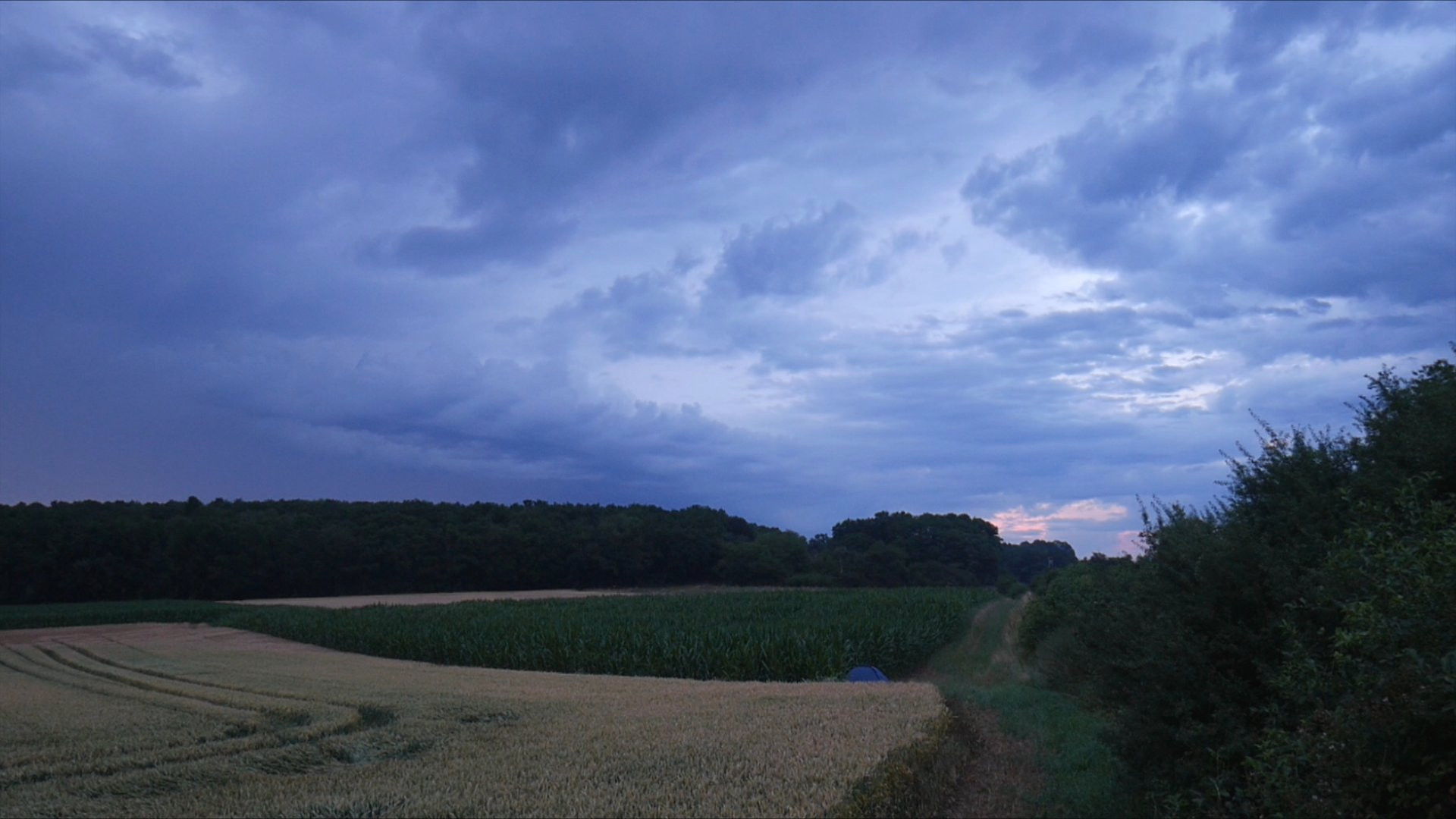 Zelten bei Gewitter