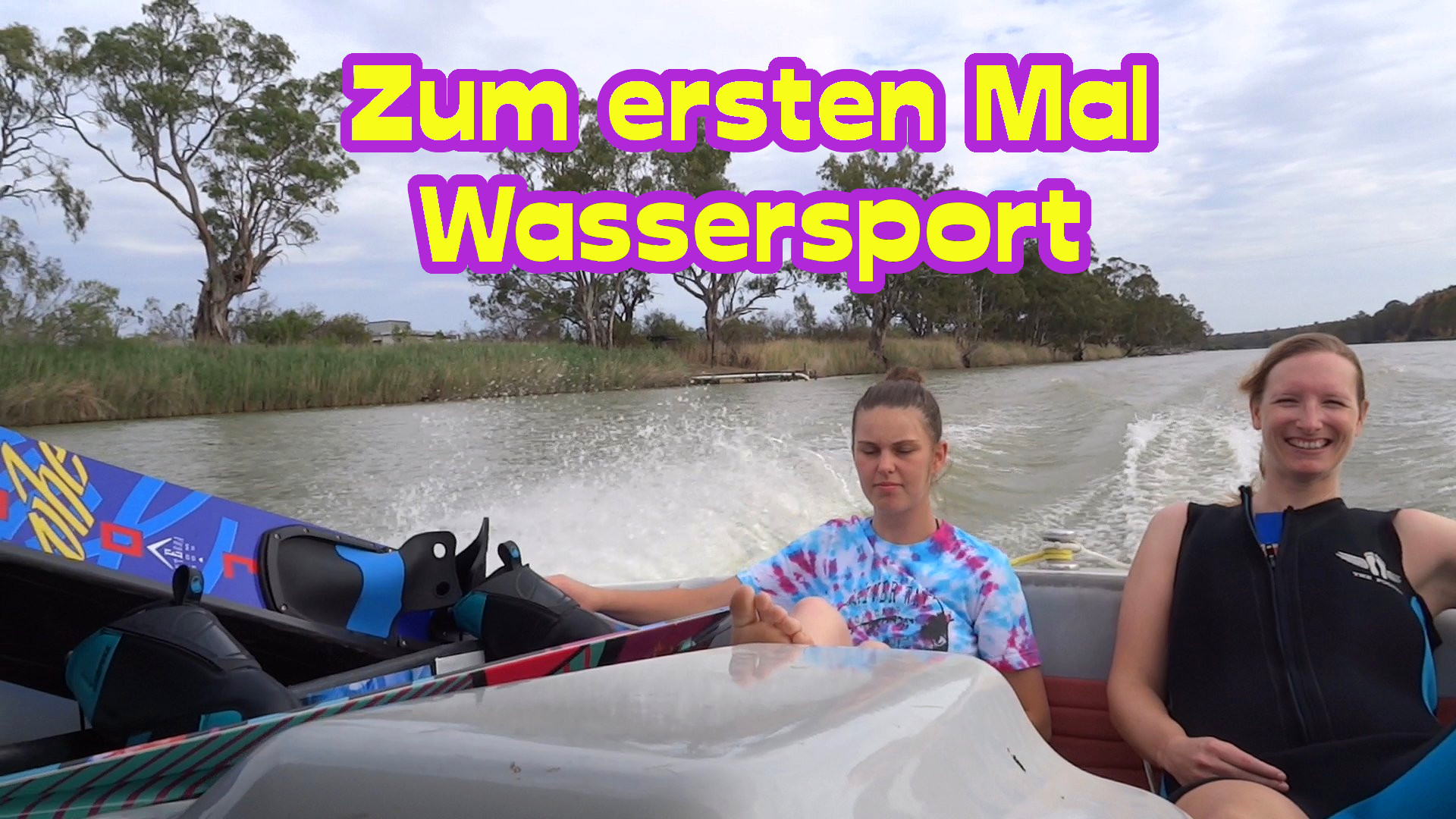 Zum ersten mal Wassersport