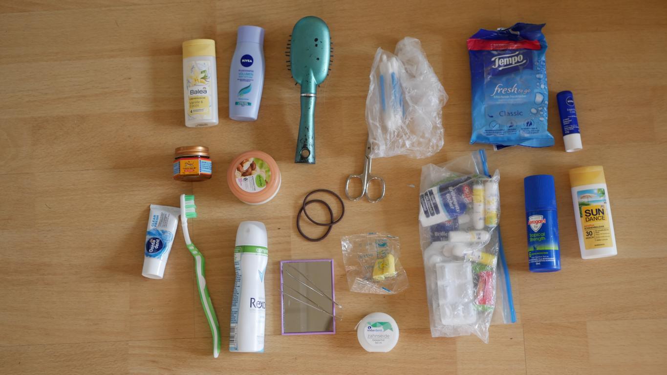 Bikepacking Ausrüstung Kosmetik