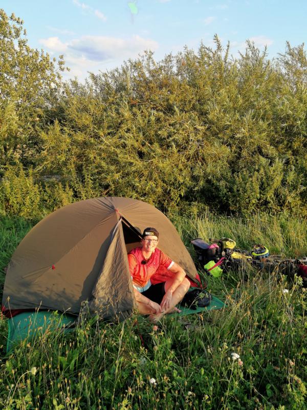 Bikepacking wild campen
