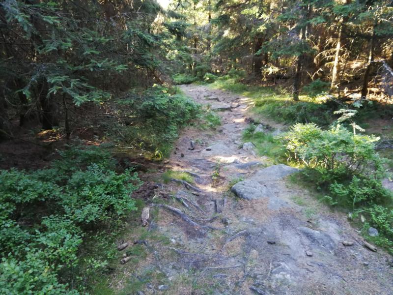 Steinige Trails auf der Transost