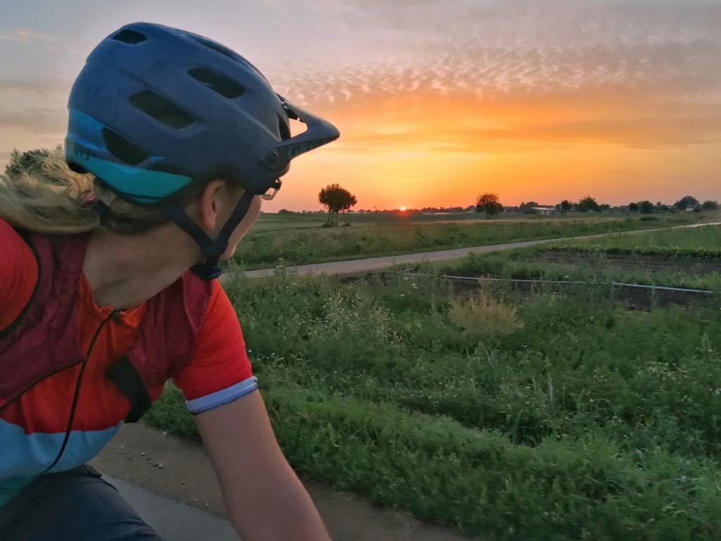 Bikepacking Franconia Sonnenaufgang