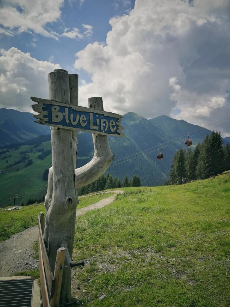 Blue Line in Saalbach