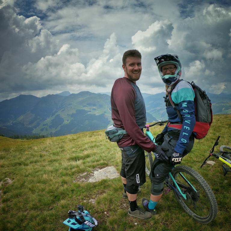 Hackelbergtrail Aussicht Saalbach